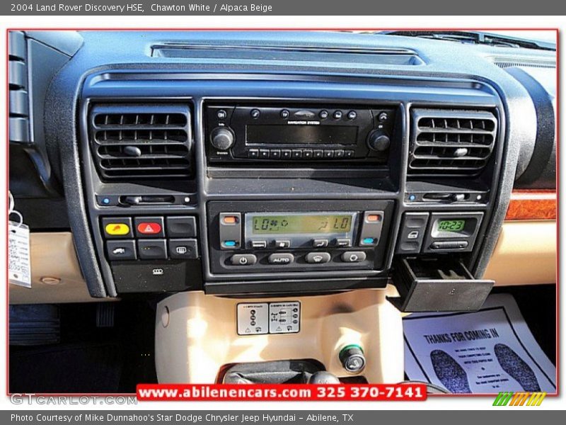 Chawton White / Alpaca Beige 2004 Land Rover Discovery HSE