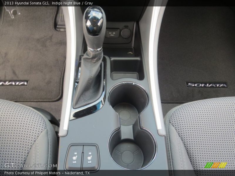 Indigo Night Blue / Gray 2013 Hyundai Sonata GLS