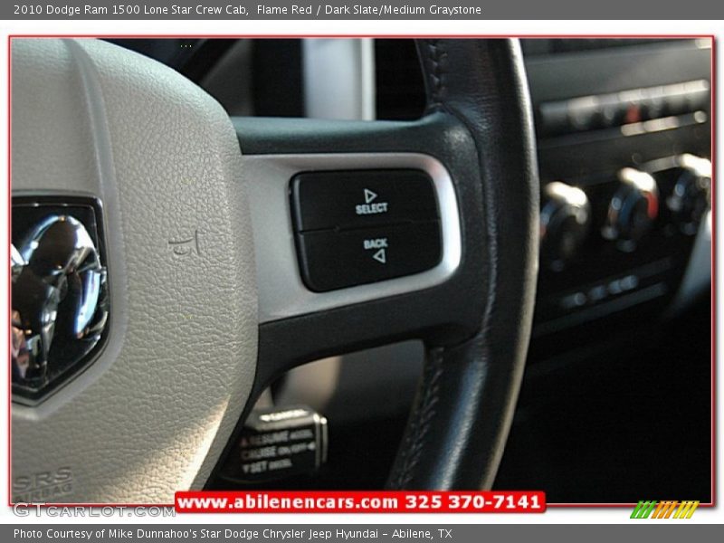 Flame Red / Dark Slate/Medium Graystone 2010 Dodge Ram 1500 Lone Star Crew Cab