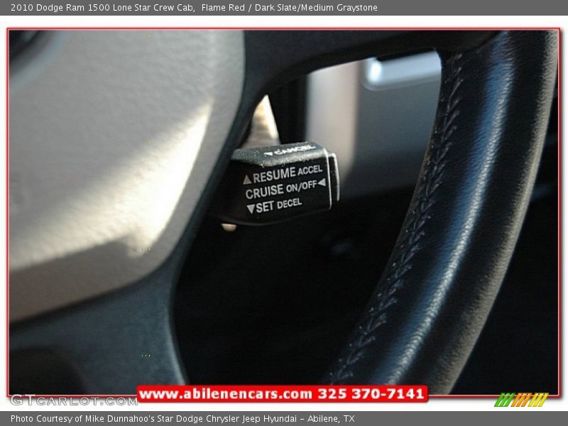 Flame Red / Dark Slate/Medium Graystone 2010 Dodge Ram 1500 Lone Star Crew Cab