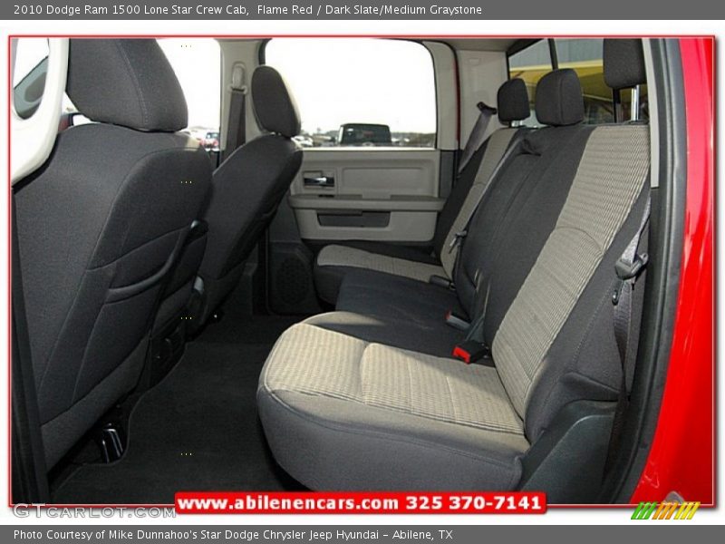 Flame Red / Dark Slate/Medium Graystone 2010 Dodge Ram 1500 Lone Star Crew Cab