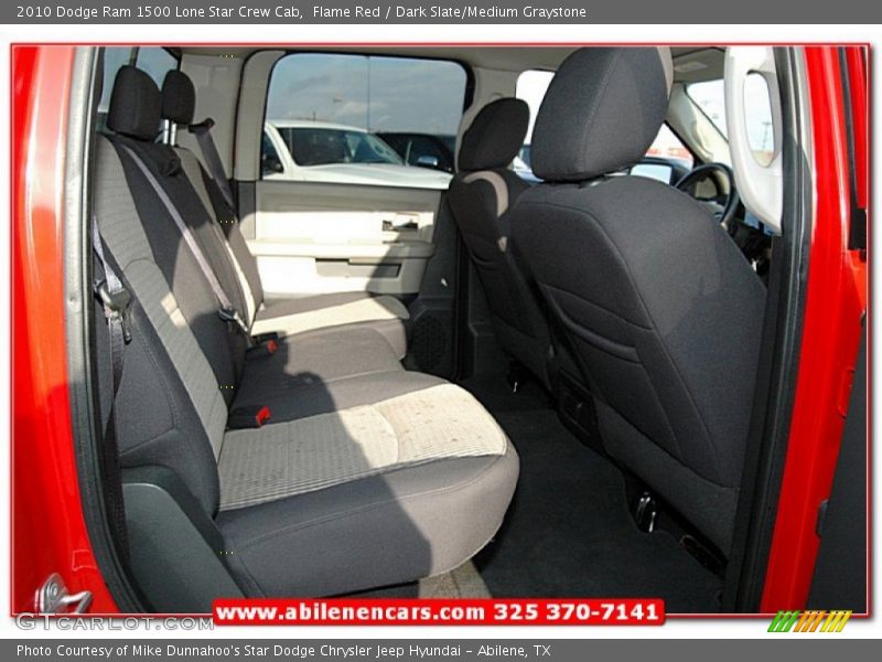 Flame Red / Dark Slate/Medium Graystone 2010 Dodge Ram 1500 Lone Star Crew Cab