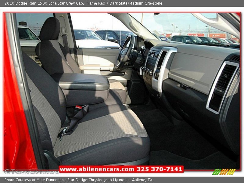 Flame Red / Dark Slate/Medium Graystone 2010 Dodge Ram 1500 Lone Star Crew Cab
