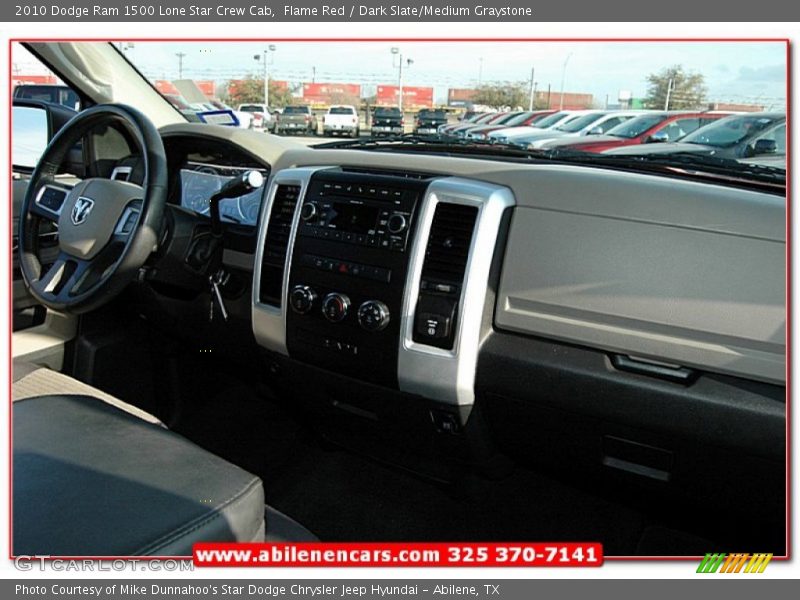 Flame Red / Dark Slate/Medium Graystone 2010 Dodge Ram 1500 Lone Star Crew Cab
