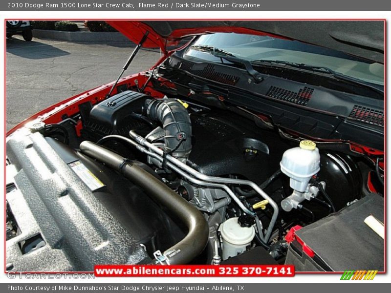Flame Red / Dark Slate/Medium Graystone 2010 Dodge Ram 1500 Lone Star Crew Cab