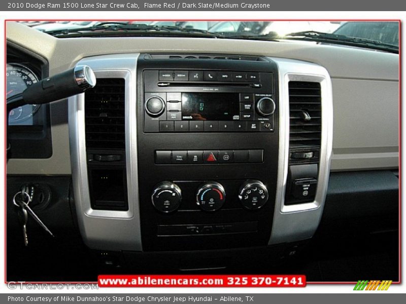Flame Red / Dark Slate/Medium Graystone 2010 Dodge Ram 1500 Lone Star Crew Cab