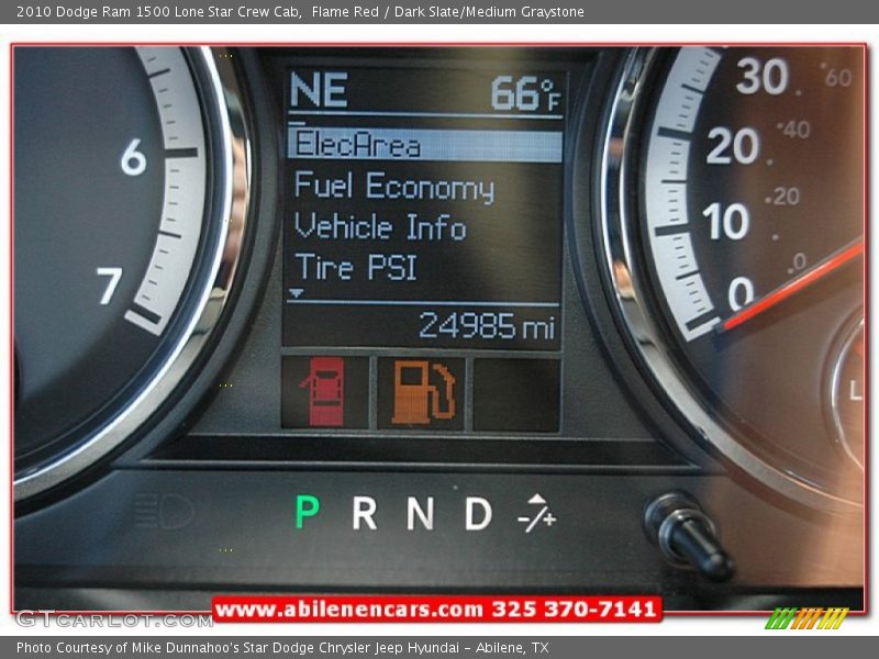 Flame Red / Dark Slate/Medium Graystone 2010 Dodge Ram 1500 Lone Star Crew Cab