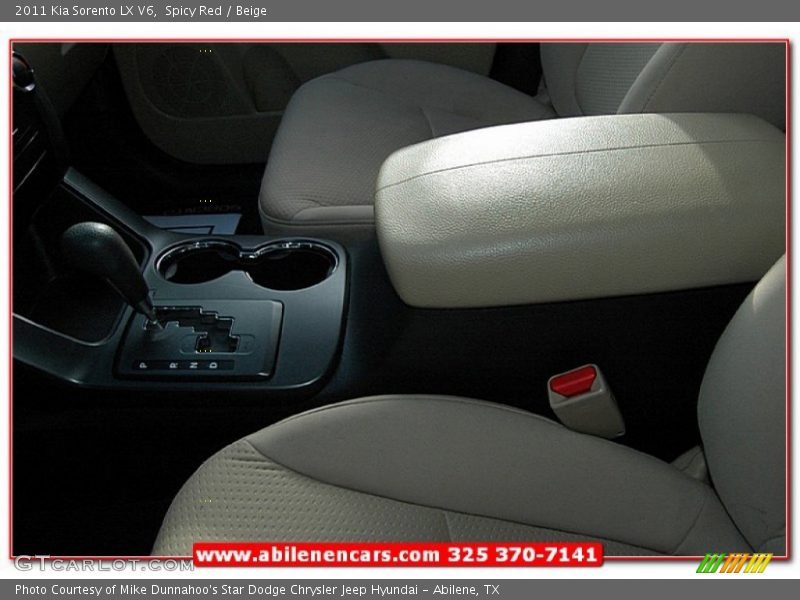 Spicy Red / Beige 2011 Kia Sorento LX V6