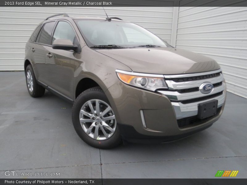 Mineral Gray Metallic / Charcoal Black 2013 Ford Edge SEL