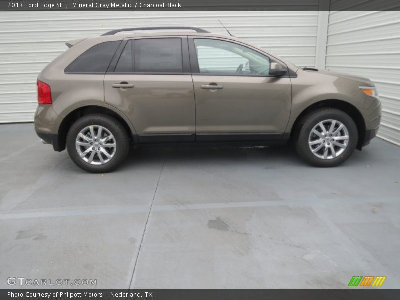 Mineral Gray Metallic / Charcoal Black 2013 Ford Edge SEL