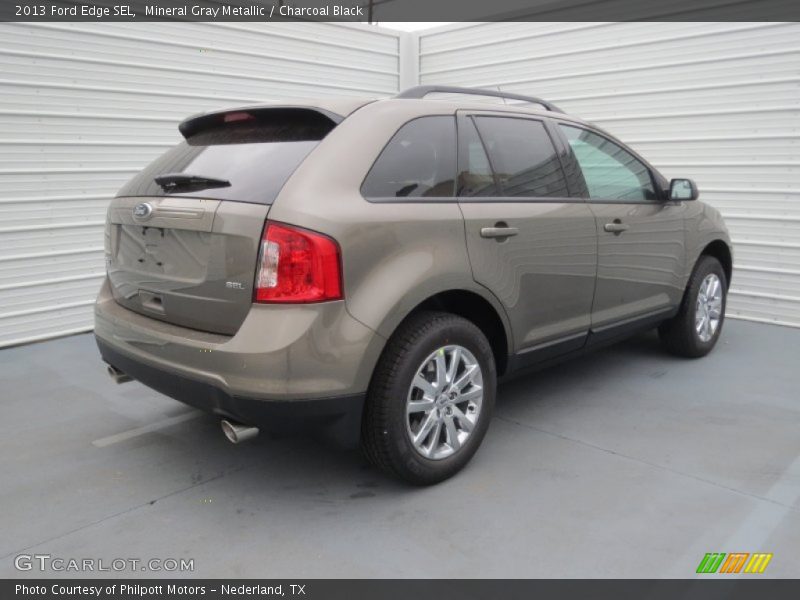 Mineral Gray Metallic / Charcoal Black 2013 Ford Edge SEL