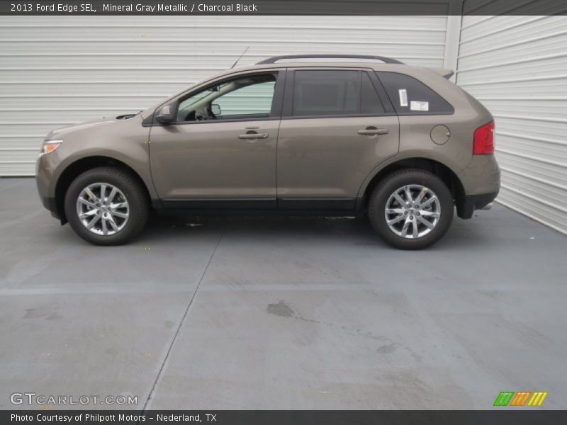Mineral Gray Metallic / Charcoal Black 2013 Ford Edge SEL