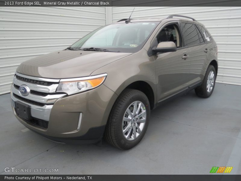 Mineral Gray Metallic / Charcoal Black 2013 Ford Edge SEL