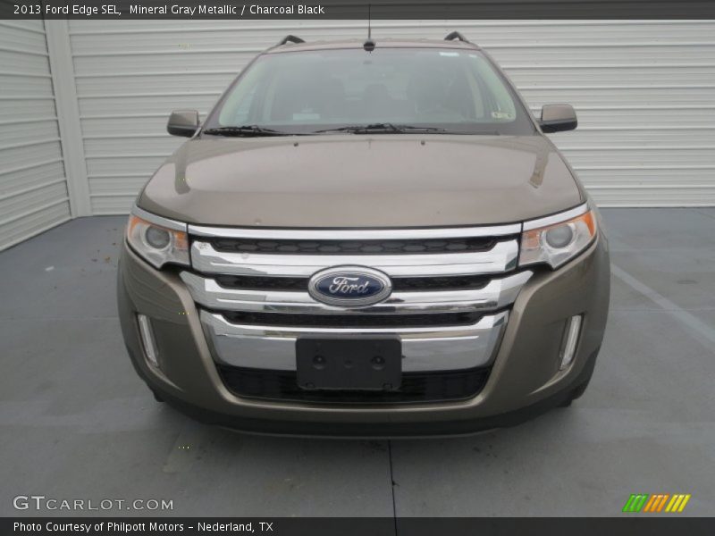 Mineral Gray Metallic / Charcoal Black 2013 Ford Edge SEL