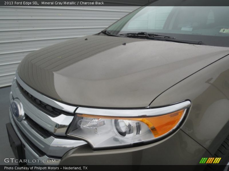 Mineral Gray Metallic / Charcoal Black 2013 Ford Edge SEL