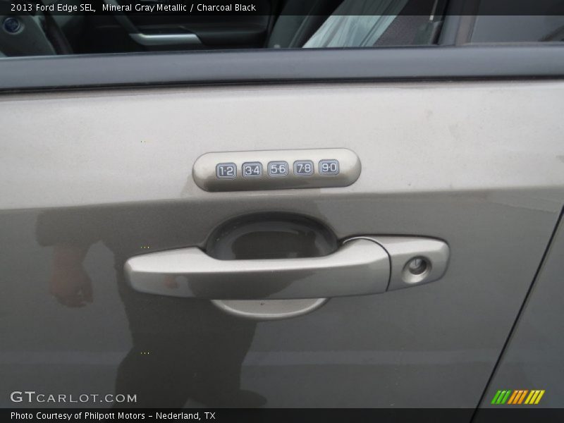 Mineral Gray Metallic / Charcoal Black 2013 Ford Edge SEL