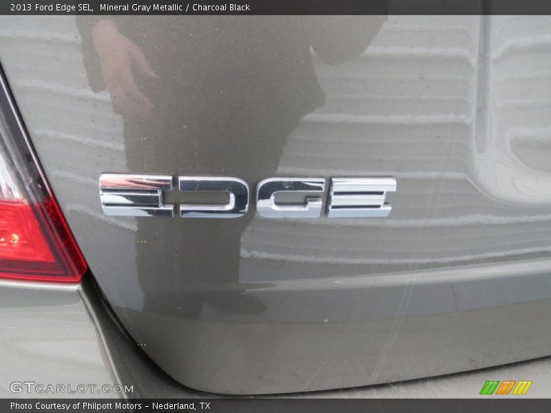 Mineral Gray Metallic / Charcoal Black 2013 Ford Edge SEL