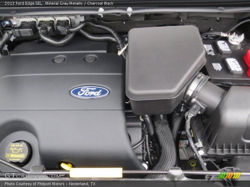 Mineral Gray Metallic / Charcoal Black 2013 Ford Edge SEL