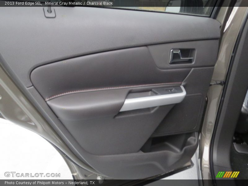 Mineral Gray Metallic / Charcoal Black 2013 Ford Edge SEL