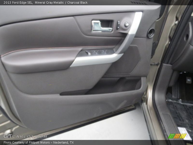 Mineral Gray Metallic / Charcoal Black 2013 Ford Edge SEL