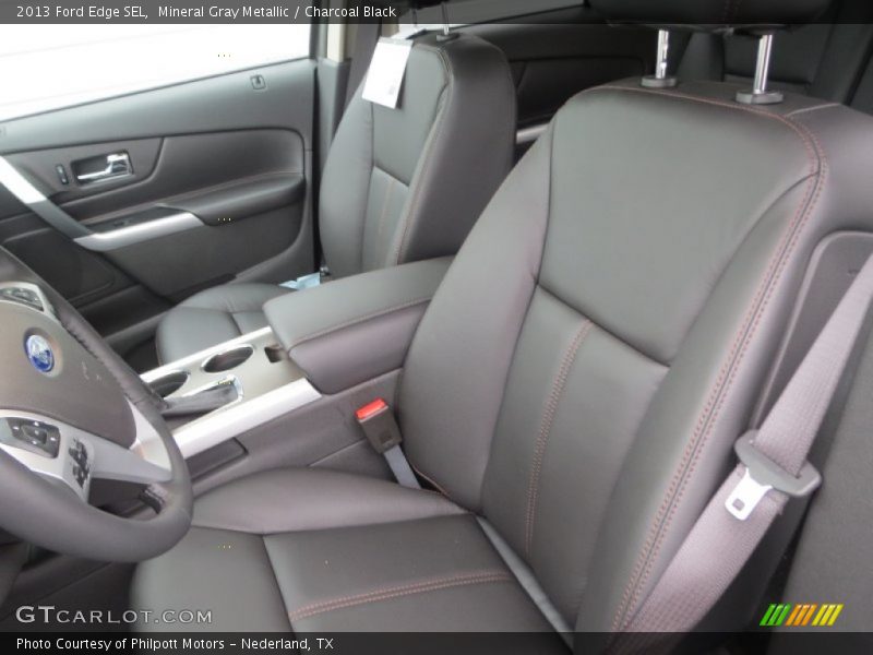 Mineral Gray Metallic / Charcoal Black 2013 Ford Edge SEL