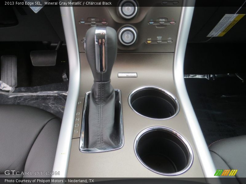 Mineral Gray Metallic / Charcoal Black 2013 Ford Edge SEL