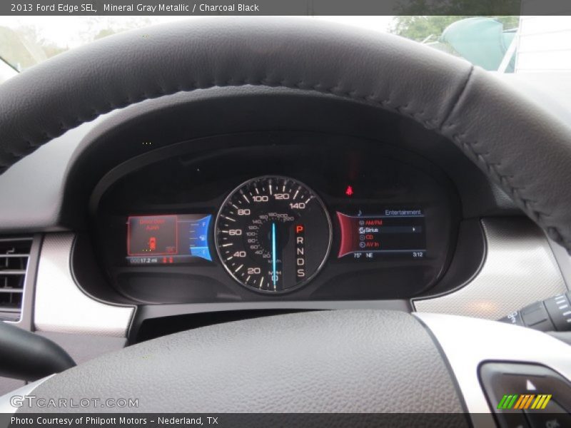 Mineral Gray Metallic / Charcoal Black 2013 Ford Edge SEL