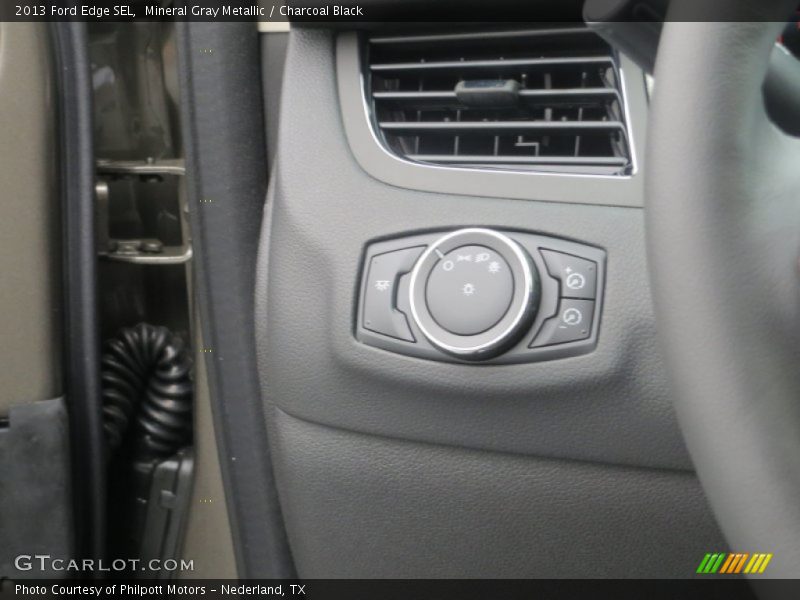 Mineral Gray Metallic / Charcoal Black 2013 Ford Edge SEL