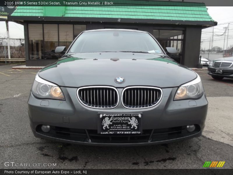 Titanium Grey Metallic / Black 2006 BMW 5 Series 530xi Sedan