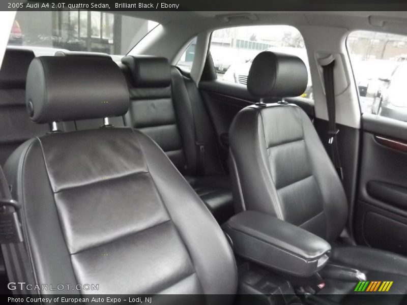 Brilliant Black / Ebony 2005 Audi A4 2.0T quattro Sedan