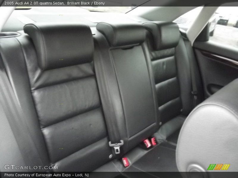Brilliant Black / Ebony 2005 Audi A4 2.0T quattro Sedan