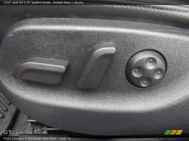 Brilliant Black / Ebony 2005 Audi A4 2.0T quattro Sedan