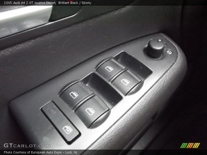 Brilliant Black / Ebony 2005 Audi A4 2.0T quattro Sedan