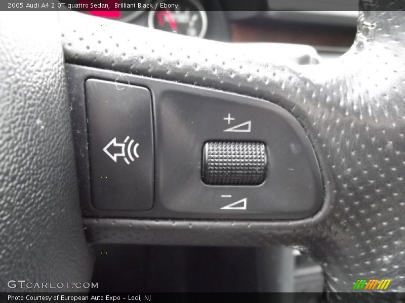 Brilliant Black / Ebony 2005 Audi A4 2.0T quattro Sedan