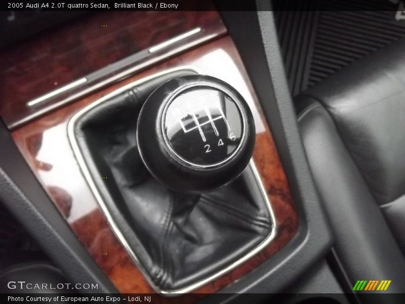 Brilliant Black / Ebony 2005 Audi A4 2.0T quattro Sedan