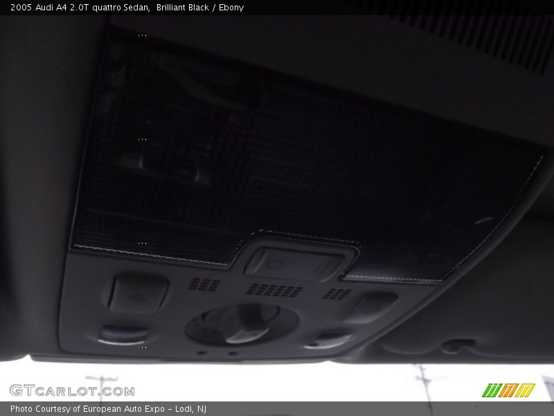 Brilliant Black / Ebony 2005 Audi A4 2.0T quattro Sedan