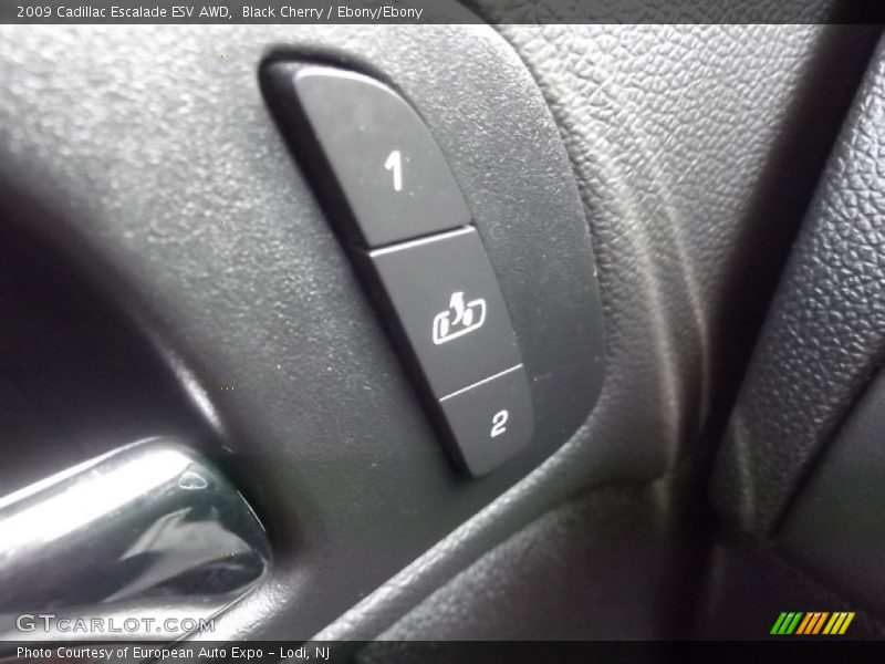 Black Cherry / Ebony/Ebony 2009 Cadillac Escalade ESV AWD