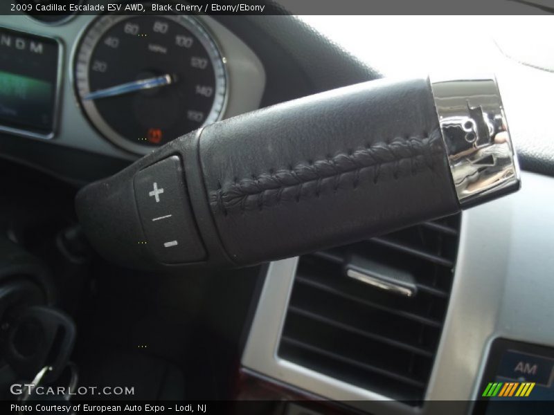 Black Cherry / Ebony/Ebony 2009 Cadillac Escalade ESV AWD