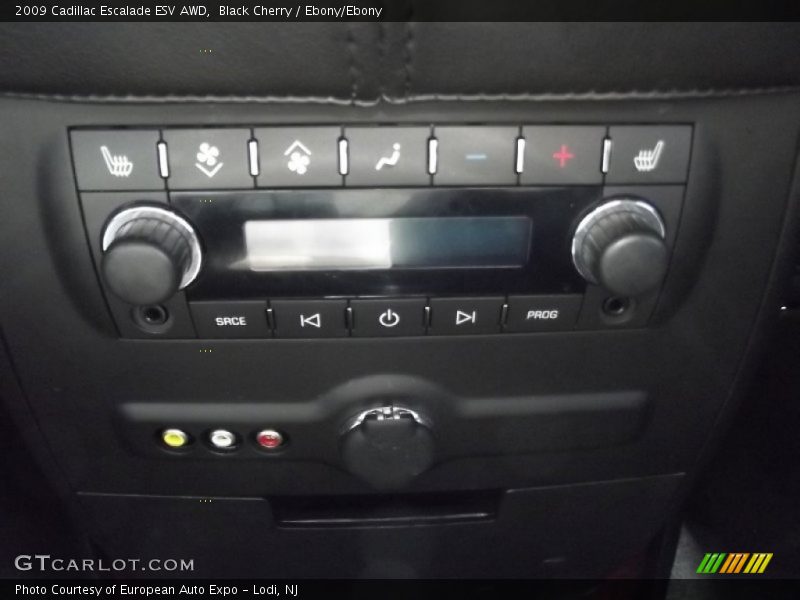 Black Cherry / Ebony/Ebony 2009 Cadillac Escalade ESV AWD