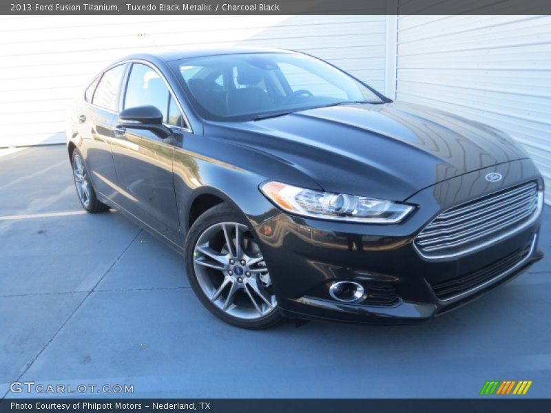 Tuxedo Black Metallic / Charcoal Black 2013 Ford Fusion Titanium