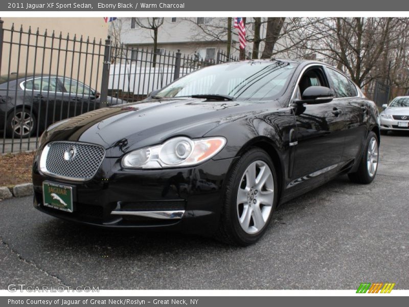 Ebony Black / Warm Charcoal 2011 Jaguar XF Sport Sedan