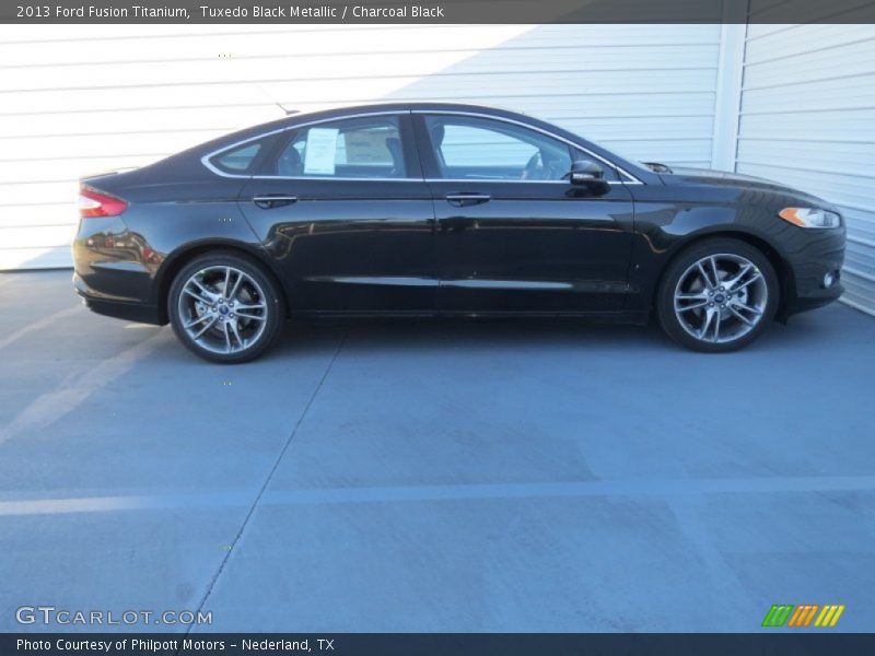 Tuxedo Black Metallic / Charcoal Black 2013 Ford Fusion Titanium