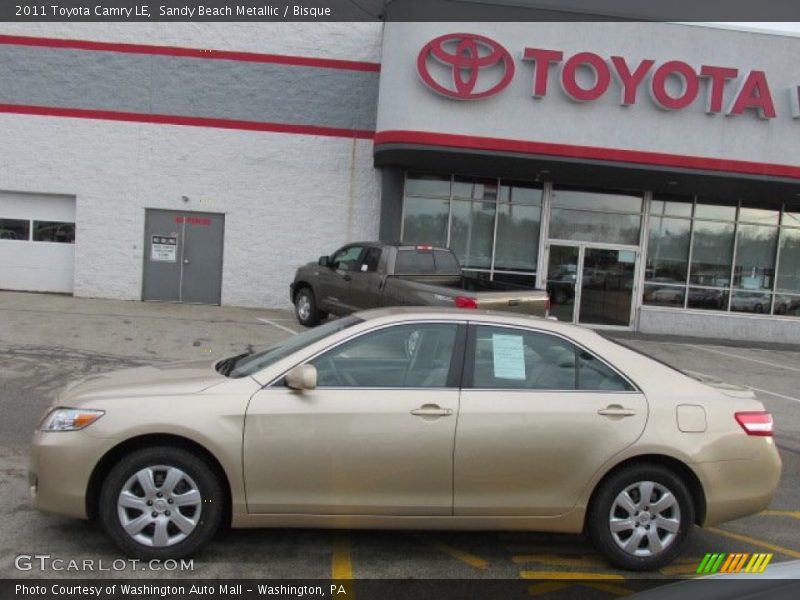 Sandy Beach Metallic / Bisque 2011 Toyota Camry LE