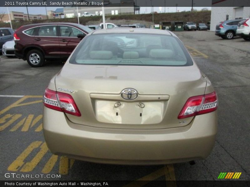 Sandy Beach Metallic / Bisque 2011 Toyota Camry LE
