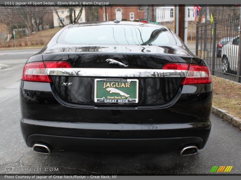 Ebony Black / Warm Charcoal 2011 Jaguar XF Sport Sedan