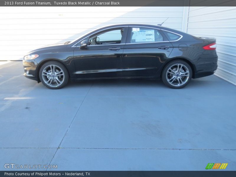 Tuxedo Black Metallic / Charcoal Black 2013 Ford Fusion Titanium