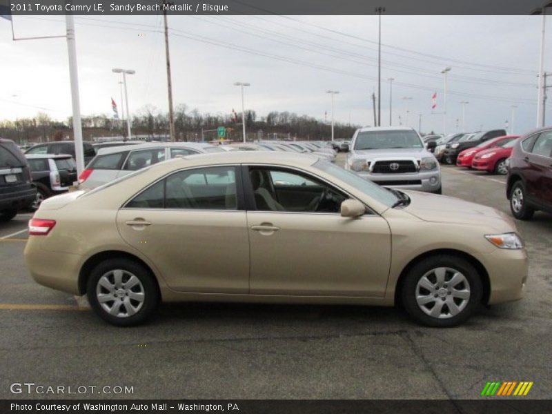 Sandy Beach Metallic / Bisque 2011 Toyota Camry LE