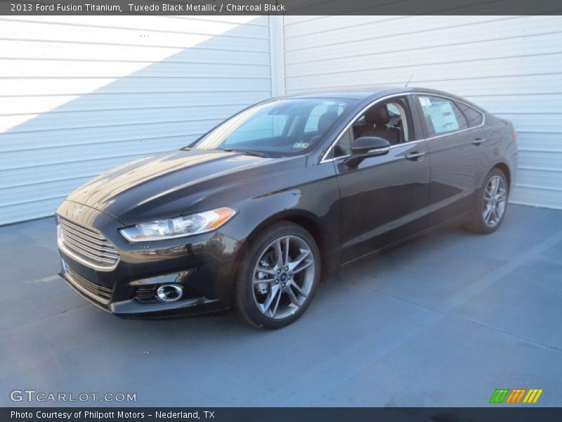 Tuxedo Black Metallic / Charcoal Black 2013 Ford Fusion Titanium