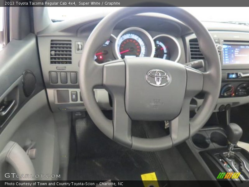 Super White / Graphite 2013 Toyota Tacoma Regular Cab 4x4