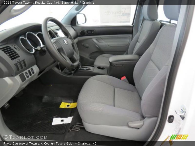 Super White / Graphite 2013 Toyota Tacoma Regular Cab 4x4